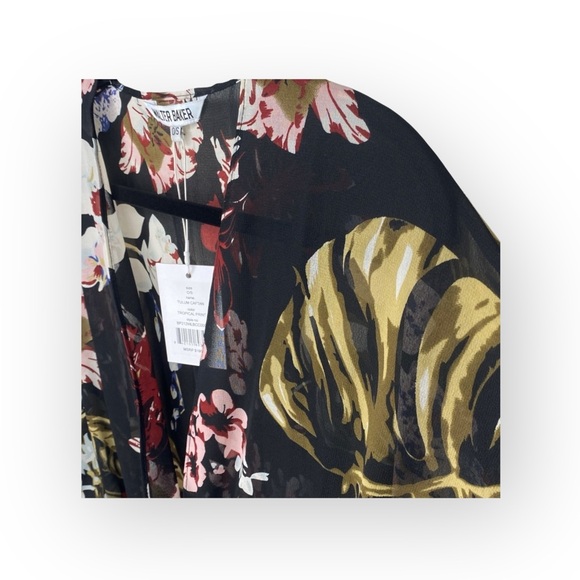 new Walter Baker ✈︎ Tulum Sheer Tropical Print Kimono Longline Duster Jacket ✈︎ - Picture 8 of 16